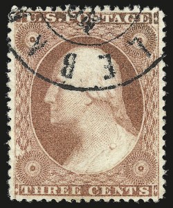 Sale 959, Lot 2166, 1857-60 Issue (Scott 18-39)