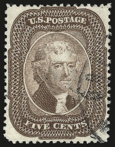 Sale 959, Lot 2174, 1857-60 Issue (Scott 18-39)