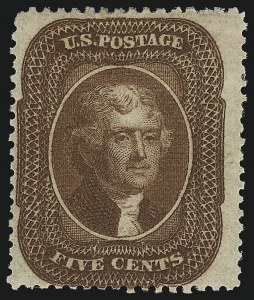 Sale 959, Lot 2178, 1857-60 Issue (Scott 18-39)