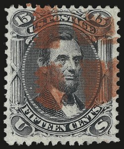 Sale 959, Lot 2260, 1867-68 Grilled Issue (Scott 84-101)