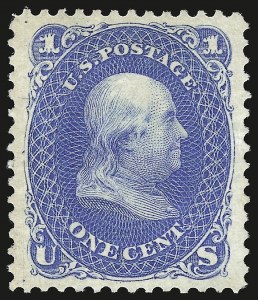 Sale 959, Lot 2274, 1875 Re-Issue of 1861-66 Issue (Scott 102-111)