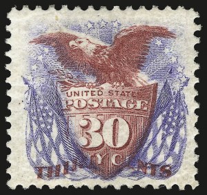 Sale 959, Lot 2338, 1875 Re-Issue of 1869 Pictorial Issue (Scott 123-133)