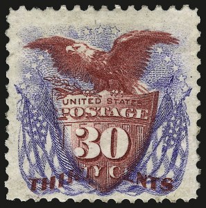 Sale 959, Lot 2341, 1875 Re-Issue of 1869 Pictorial Issue (Scott 123-133)