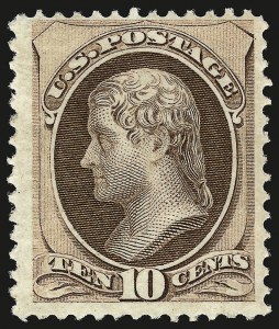 Sale 959, Lot 2356, 1870-71 National Bank Note Co. Grilled Issue (Scott 134-144)