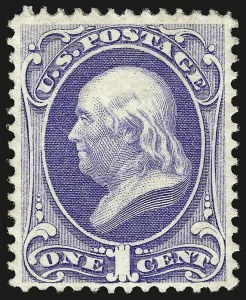Sale 959, Lot 2362, 1870-71 National Bank Note Co. Ungrilled Issue (Scott 145-155)