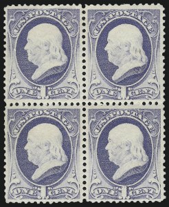 Sale 959, Lot 2430, 1881-83 American Bank Note Co. Issues (Scott 205-211B)