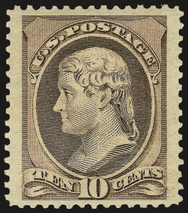 Sale 959, Lot 2434, 1881-83 American Bank Note Co. Issues (Scott 205-211B)