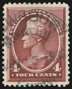 Sale 959, Lot 2458, 1887 American Bank Note Co. Issue (Scott 212-218)