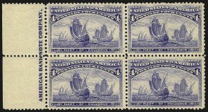 Sale 959, Lot 2501, 1893 Columbian Issue (Scott 230-245)