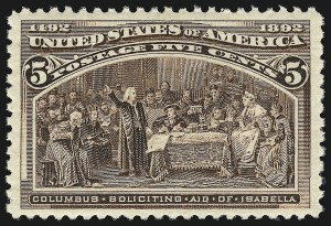 Sale 959, Lot 2504, 1893 Columbian Issue (Scott 230-245)