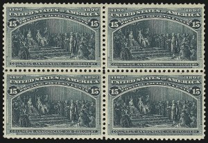 Sale 959, Lot 2516, 1893 Columbian Issue (Scott 230-245)