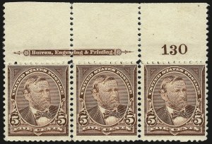 Sale 959, Lot 2562, 1894 Unwatermarked Bureau Issue (Scott 246-263)