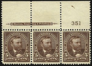 Sale 959, Lot 2585, 1895 Watermarked Bureau Issue (Scott 264-278)