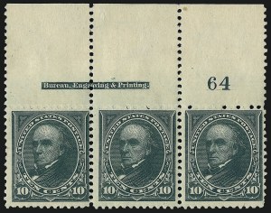 Sale 959, Lot 2589, 1895 Watermarked Bureau Issue (Scott 264-278)