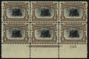 Sale 959, Lot 2676, 1901 Pan-American Issue (Scott 294-299)