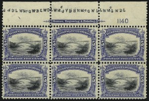 Sale 959, Lot 2680, 1901 Pan-American Issue (Scott 294-299)