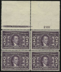 Sale 959, Lot 2726, 1904 Louisiana Purchase Issue (Scott 323-327)