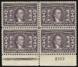 Sale 959, Lot 2727, 1904 Louisiana Purchase Issue (Scott 323-327)