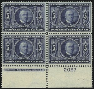 Sale 959, Lot 2731, 1904 Louisiana Purchase Issue (Scott 323-327)