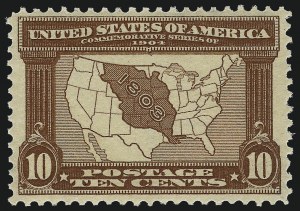 Sale 959, Lot 2734, 1904 Louisiana Purchase Issue (Scott 323-327)