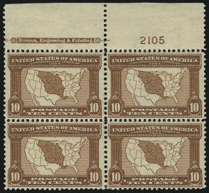 Sale 959, Lot 2735, 1904 Louisiana Purchase Issue (Scott 323-327)