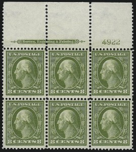 Sale 959, Lot 2749, 1908-10 Washington-Franklin Issues (Scott 331-356)