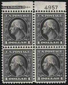 Sale 959, Lot 2760, 1908-10 Washington-Franklin Issues (Scott 331-356)