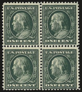 Sale 959, Lot 2772, 1909 Bluish Paper Issue (Scott 357-366)