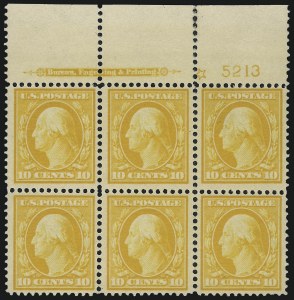 Sale 959, Lot 2801, 1910-13 Washington-Franklin Issue (Scott 374-396)