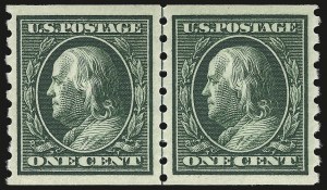 Sale 959, Lot 2810, 1910-13 Washington-Franklin Issue (Scott 374-396)