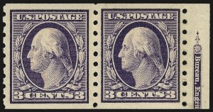 Sale 959, Lot 2812, 1910-13 Washington-Franklin Issue (Scott 374-396)