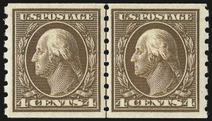 Sale 959, Lot 2813, 1910-13 Washington-Franklin Issue (Scott 374-396)