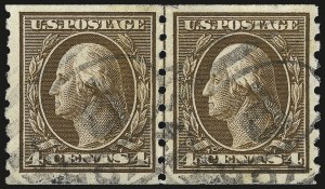 Sale 959, Lot 2815, 1910-13 Washington-Franklin Issue (Scott 374-396)