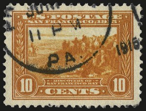 Sale 959, Lot 2834, 1913-15 Panama-Pacific Issue (Scott 397-404)