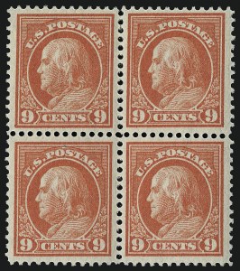 Sale 959, Lot 2850, 1912-14 Washington-Franklin Issue (Scott 405-423)