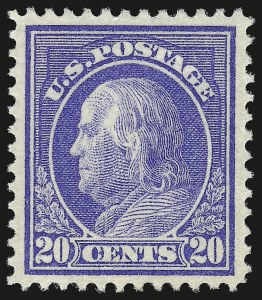 Sale 959, Lot 2857, 1912-14 Washington-Franklin Issue (Scott 405-423)
