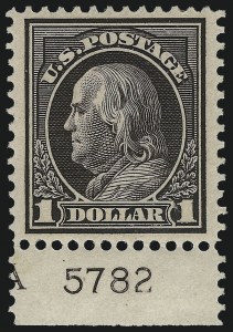 Sale 959, Lot 2862, 1912-14 Washington-Franklin Issue (Scott 405-423)