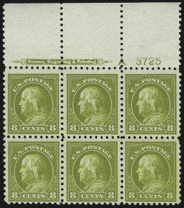 Sale 959, Lot 2874, 1913-15 Washington-Franklin Issues (Scott 424-461)