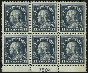 Sale 959, Lot 2876, 1913-15 Washington-Franklin Issues (Scott 424-461)