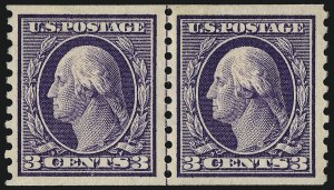 Sale 959, Lot 2885, 1913-15 Washington-Franklin Issues (Scott 424-461)