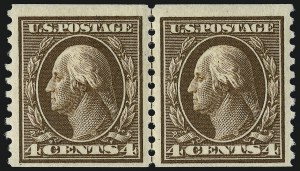 Sale 959, Lot 2890, 1913-15 Washington-Franklin Issues (Scott 424-461)