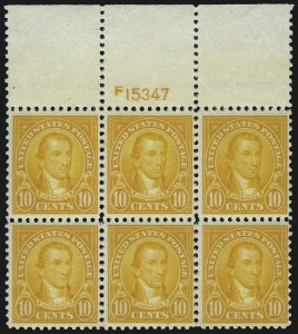 Sale 959, Lot 3004, 1922-29 Issues (Scott 551-621)