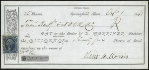 Sale 959, Lot 3303, Revenues on Documents from the Henry Tolman II Collection