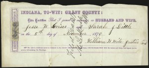 Sale 959, Lot 3319, Revenues on Documents from the Henry Tolman II Collection