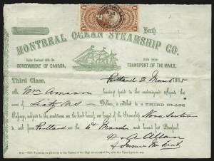 Sale 959, Lot 3333, Revenues on Documents from the Henry Tolman II Collection