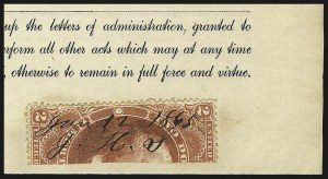 Sale 959, Lot 3336, Revenues on Documents from the Henry Tolman II Collection