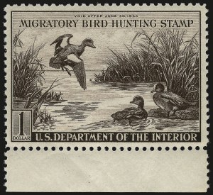 Sale 959, Lot 3383, Hunting Permit Singles