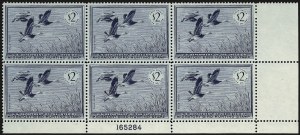 Sale 959, Lot 3413, Hunting Permit Plate Blocks