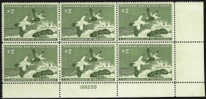 Sale 959, Lot 3415, Hunting Permit Plate Blocks