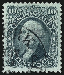 Sale 961, Lot 54, 1867-68 Grilled Issues